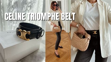 celine belt 2.5cm|celine triomphe belts review.